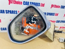 HONDA JAZZ 2004 PASSENGER LEFT BLUE WING ELECTRIC  DOOR MIRROR E4012176