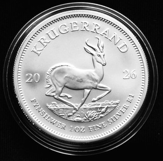 Krügerrand 2026 Silber Münze 1 OZ Unze Silver Coin Krugerrand South Africa