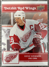 2025-26 Detroit Red Wings Centennial Steve Yzerman #55 Base