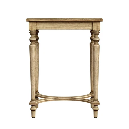 Butler Specialty Company Tyler Solid Wood Inlay Accent Table - Antique Beige - Picture 4 of 6