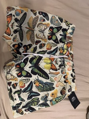 Civil Regime Butterfly Swim Trunks Men s Large