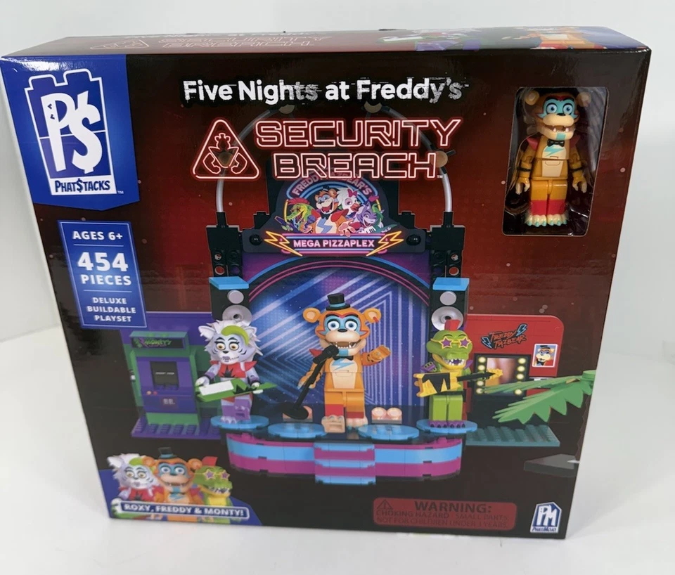 Five Nights at Freddy’s - Security Breach - Deluxe Buildable Playset 454 Pieces - Image 2 of 4