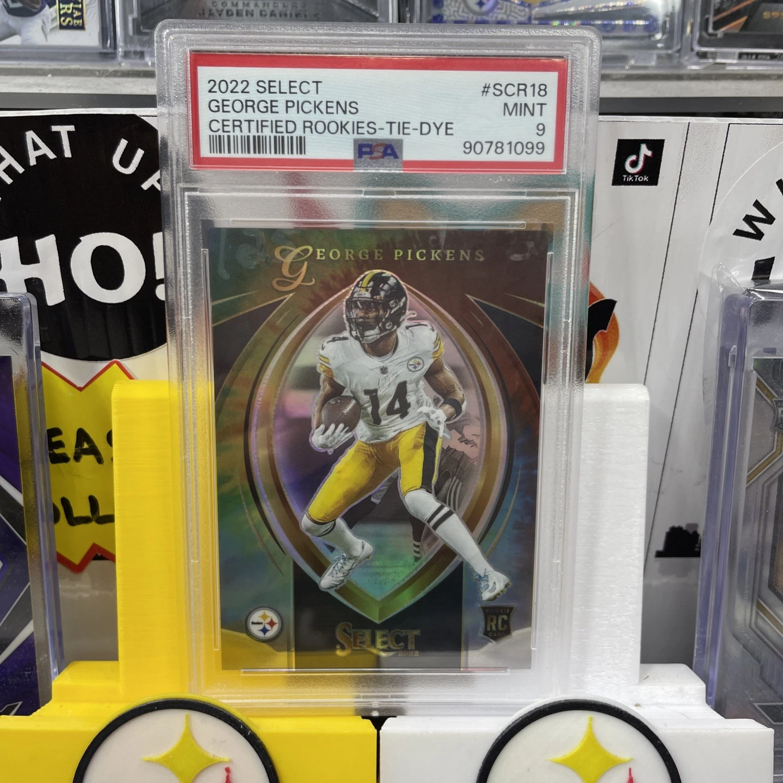 George Pickens Panini Select Select Certified Rookies #SCR18 Tie-Dye