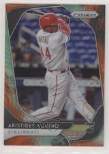 2020 Panini Prizm Tier II Mega Box Cosmic Haze Prizm Aristides Aquino #140 0c6