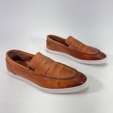 ALLEN EDMONDS Randolph Slip On Penny Loafer Sneaker Sz 12 D Brown