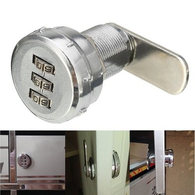 3 Code Sicherheit Zahlenschloss Schl��ssellose Schrank Schublade Schl?sser Lock