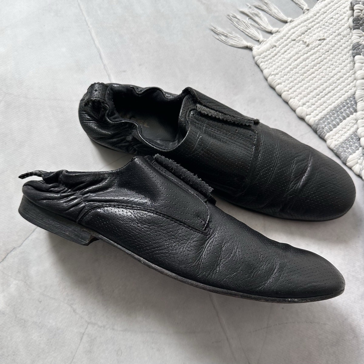 Diesel Archive Leather Slip On Boots Shoes As 98 Hedi Slimane
