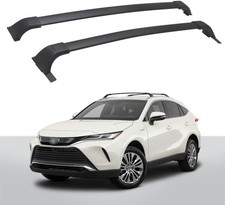 Black Roof Rack Cross Bars For 2021-2024 Toyota Venza Rails Cargo Bar Carrier