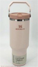 Stanley 40 oz Stainless Steel Ice Flow Flip Straw Tumbler Rose Quartz