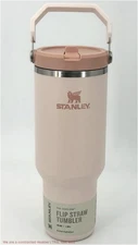 Stanley 40 oz Stainless Steel Ice Flow Flip Straw Tumbler Rose Quartz