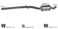 MittelschalldäMpfer Ernst 642071 FüR Seat Altea 5P1 Leon 1P1 XL 5P5 5P8 3 5P2