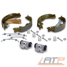 SATZ BREMSBACKEN + BREMSZYLINDER HINTEN FÜR CITROEN C1 PEUGEOT 107 TOYOTA  AYGO