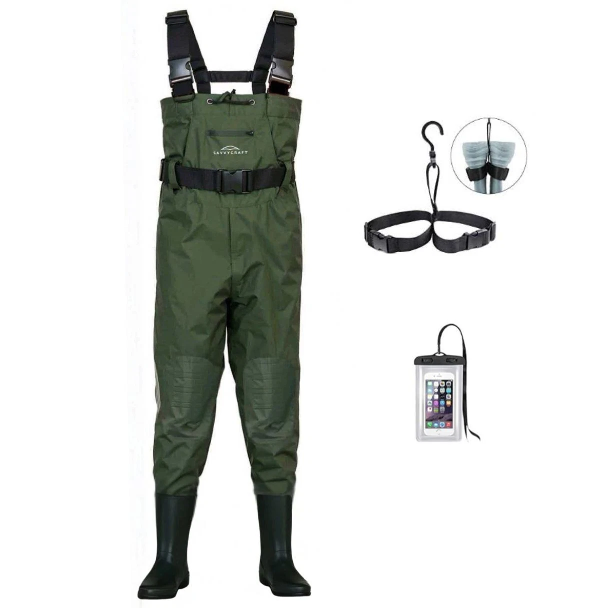 Savvycraft Waterproof Chest Waders with Boots Hunting Fishing Farming Unisex 700
Opens in a new wind