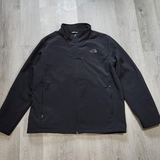 The North Face Men Apex Bionic 2 Softshell Jacket 2XL Black Full Zip Up Windwall