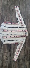 Wrangler Pearl Snap Aztec Shirt Size XL