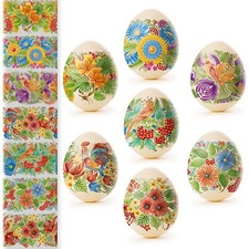 Easter Egg Wraps for 7 Hen Eggs, Eggs Heat Shrink Sleeves Easter Petrikovka