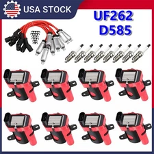 UF262 Ignition Coil+Spark Plug+Wire Set for Cadillac Escalade Chevrolet Express