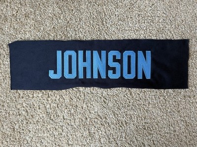 Jaylon Johnson Chicago Bears Blue On Blue City Nameplate Stitched