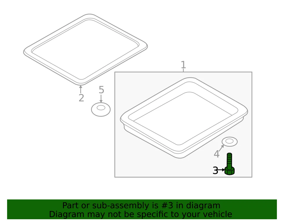 Enchufe de drenaje genuino Nissan 31377-31X06 Foto 3 de 3