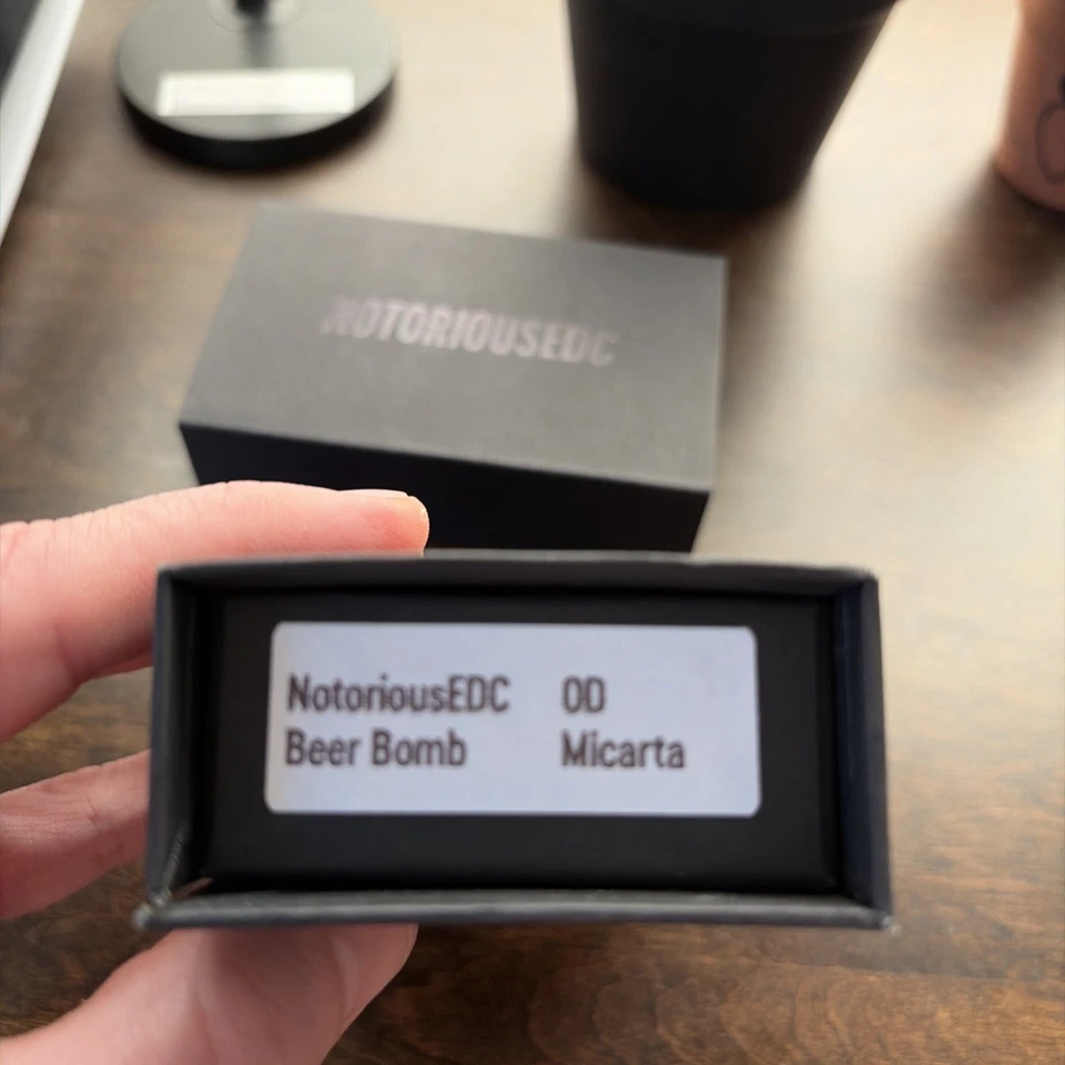 Notorious EDC Beer Bomb - Bottle Opener - OD Micarta- Rare EDC BNIB - Image 3 of 3