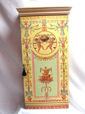 Decorative Neoclassical Wall Hanging Cabinet Armoire Spice Made in Italy 24"