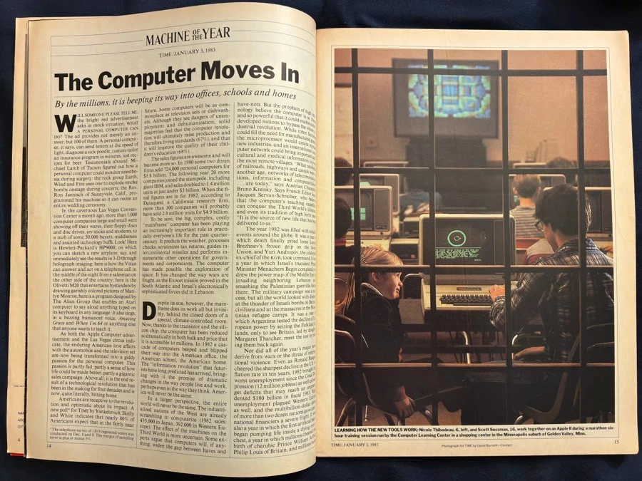 Time Magazine, January 3, 1983 – Machine of the Year: The Computer Moves In - Image 4 of 4
