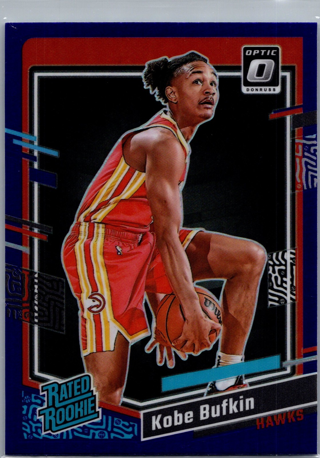 2023-24 Panini Donruss Optic - Rated Rookie Kobe Bufkin #220 Purple Prizm (RC)