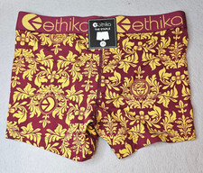 Ethika Women's XSmall Boxer The Staple Royalty Maroon Underwear