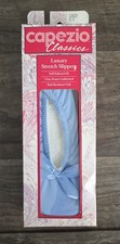 Womens Vintage Capezio Blue Luxury Stretch Cushioned Slippers Size Large 8-9 