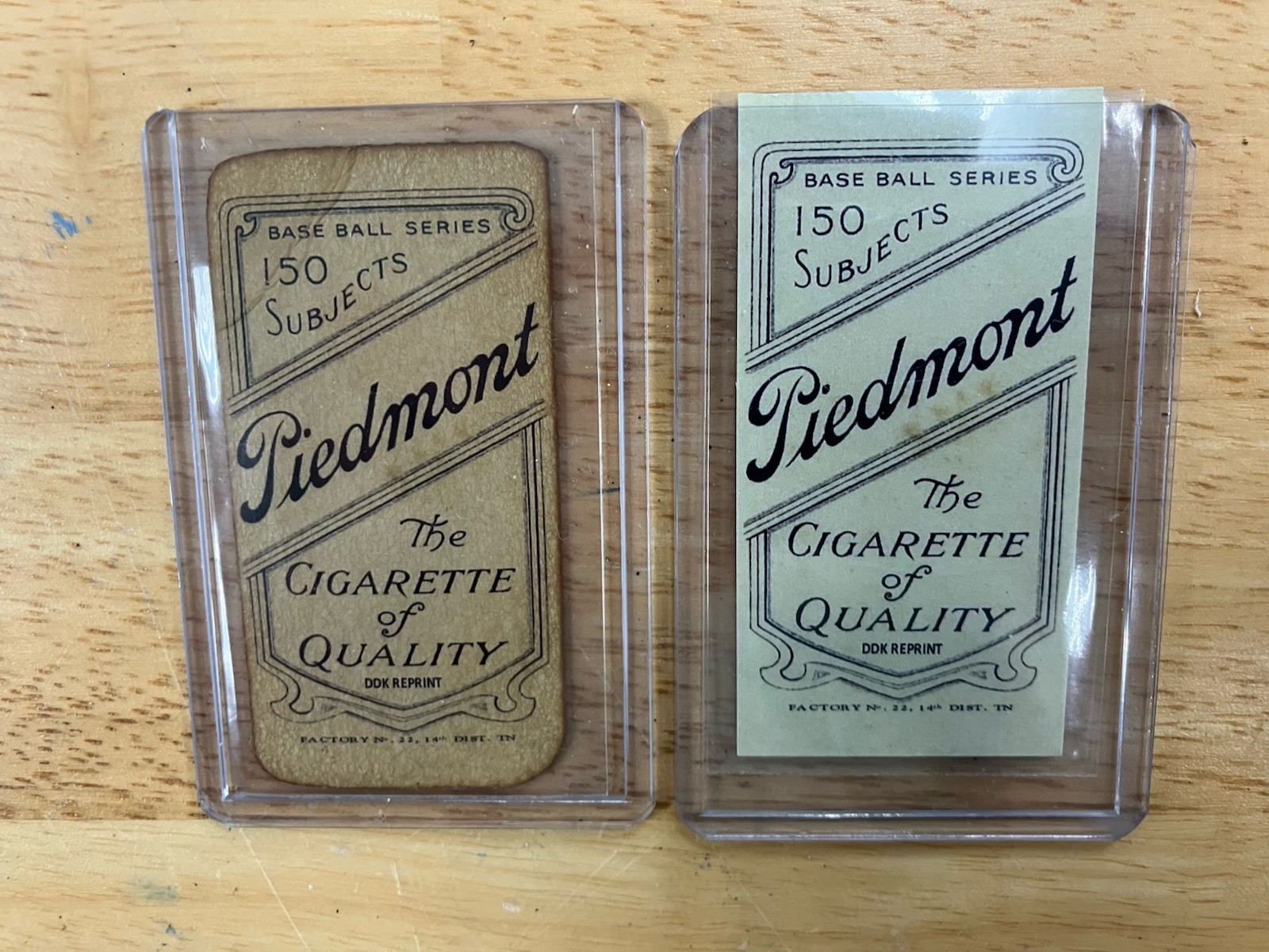 Honus Wagner REPRINT T 206 cards view 2