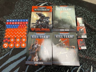 Warhammer 40K Kill Team Lot Of Books, Cards, Tokens