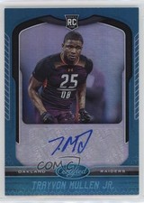 2019 Certified Rookie Signatures Mirror Teal 14/50 Trayvon Mullen Jr Auto 06gz