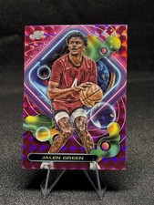 2023-24 Topps Cosmic Chrome Jalen Green #46 Pink Refractor