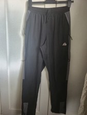 Alpyrex Mens Meduim Trousers/jogger Pants Size Meduim Black And Grey