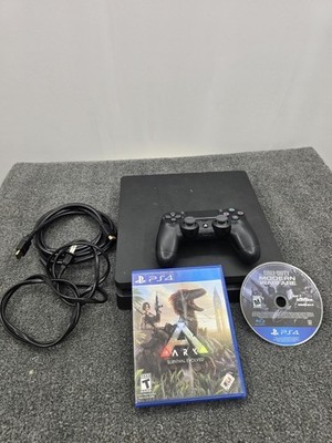Sony PS4 Slim 1TB CUH-2215B PlayStation 4 Tested All Cables Controller 2 Games