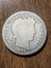 1893-S Barber Liberty Head Dime 90% silver Actual coin Good Coin