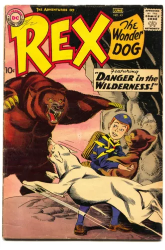 Adventures Of Rex The Wonder Dog #45 - 1959 - DC - G+ - comic book