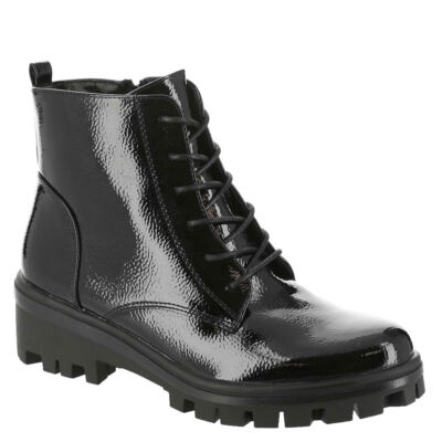 White Mountain Tappy Women's Boot - Black/Patent