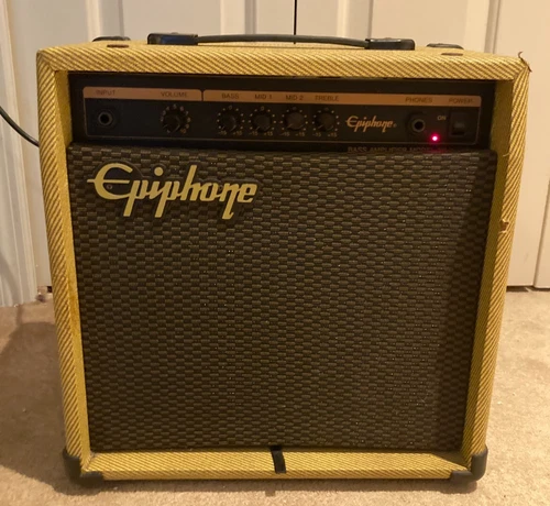 Guitar Amp Epiphone Model EP 800B Powers On - Missing Speaker & Parts