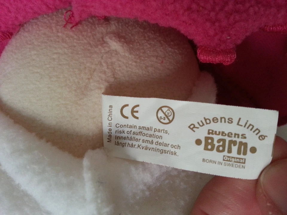 LOTTO 2 BAMBOLE DI PEZZA RUBENS LINNè BARN LADYBIRB e SWEET PEA - Immagine 4 di 4