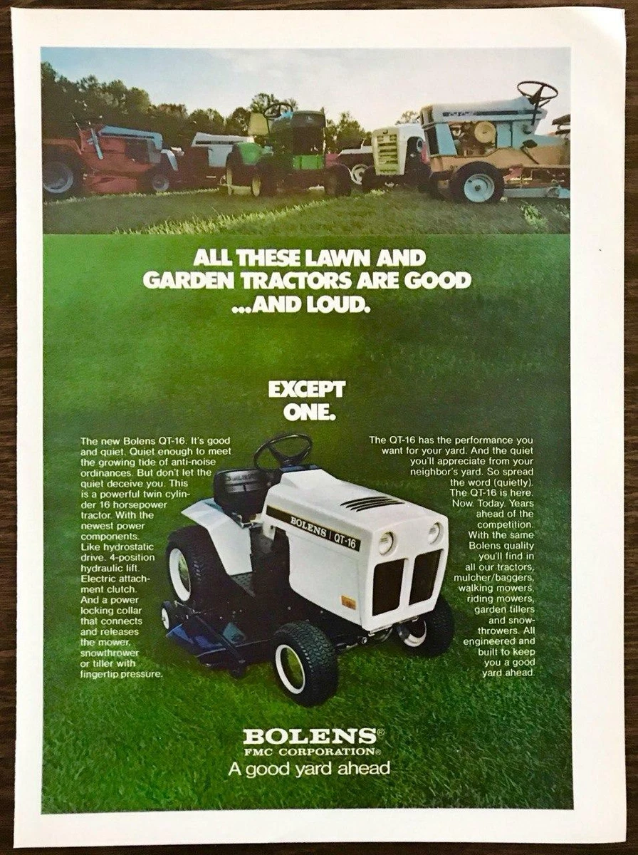 Bolens yard tractor sale
