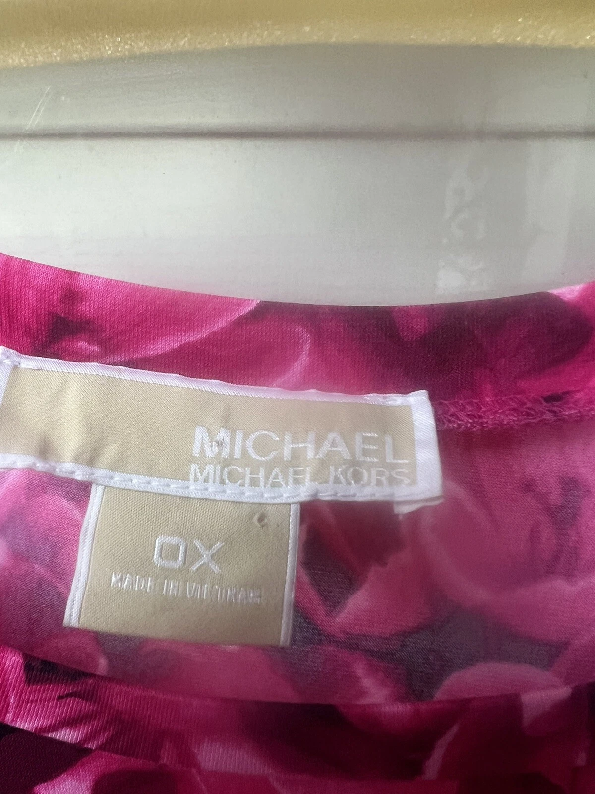 Abito slip on floreale Michael Kors taglia BUE nuovo