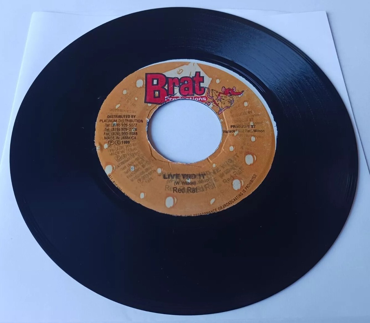 Red Rat - Live Wid It / Pink Lotion Version Vinyl 45 - 1999