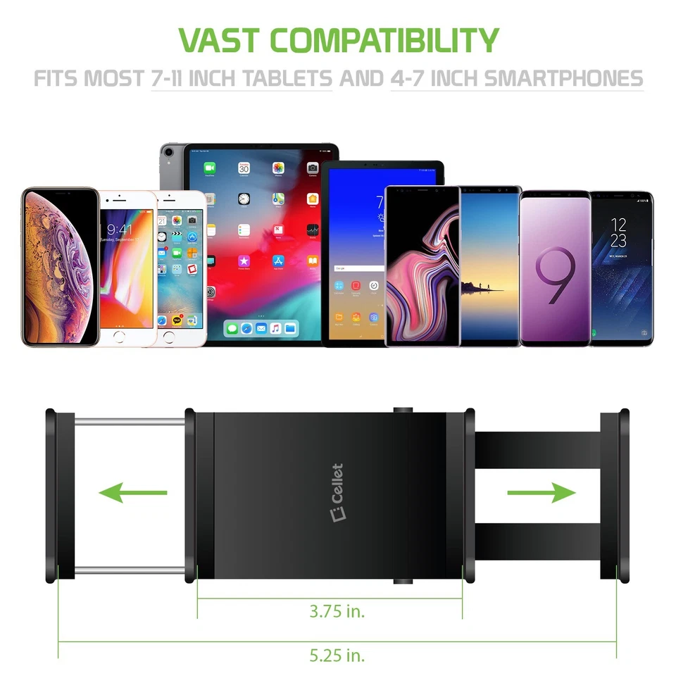 Car Cup Holder Phone Mount Compatible with iPhones, iPad, mini, Tablet, Android - Image 4 of 4