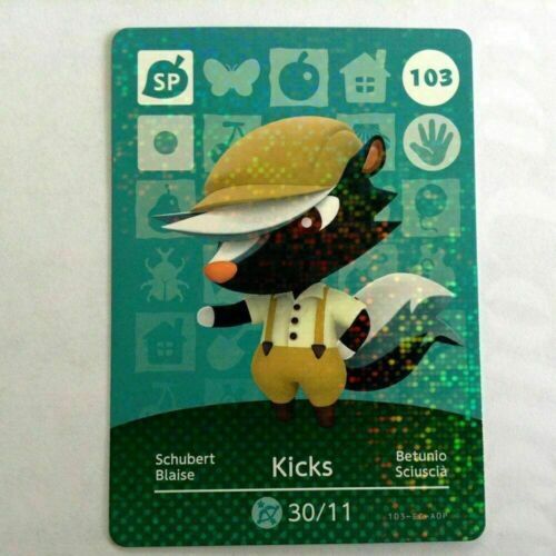 1:1 Copy Amiibo Card (101-200) Animal&Crossing Horizons NS Switch