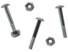 Foosball Screws/Nuts Silver