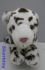 Animal Alley White Snow Leopard 13" Plush Beanie Animal - Toys R Us Exclusive