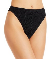 Charlie Holiday 285396 Isabella Smocked Bikini Bottom, Size Medium