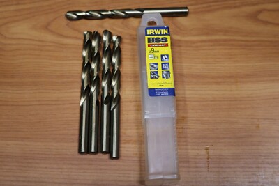 Irwin 10502536 HSS Kobaltbohrer Bits 5er-Pack 9, mm OL:125 mm WL: 81 mm x 5er-Pack