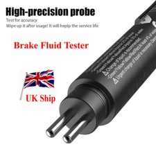 Brake Fluid Liquid Oil Tester Pen 5 LED Indicator Car Testing Diagnostic Tool UK